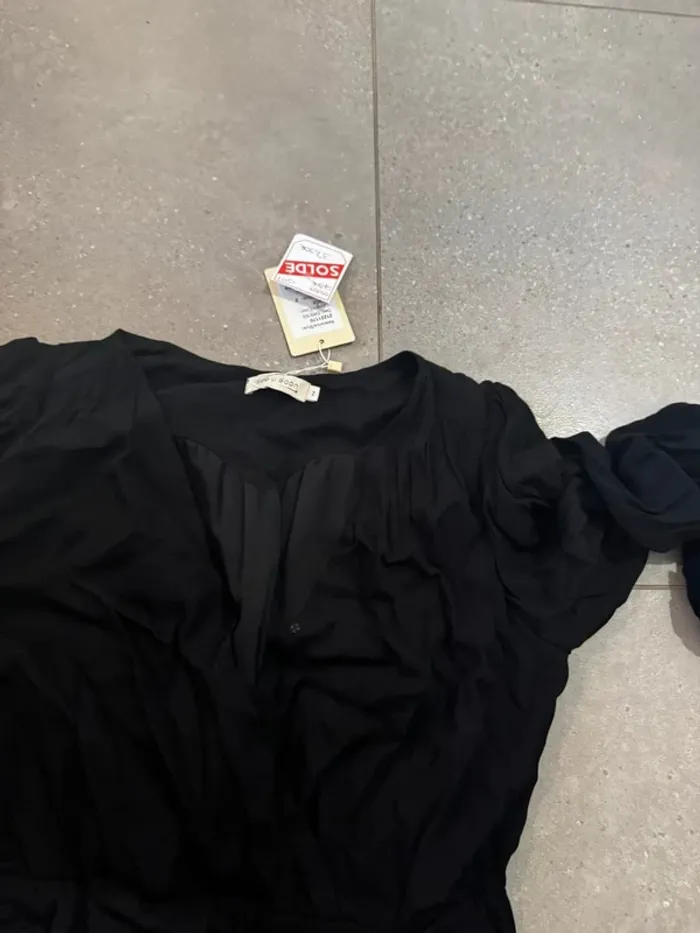 Longue robe noire See u Soon, taille 2 (36), neuve - photo numéro 2