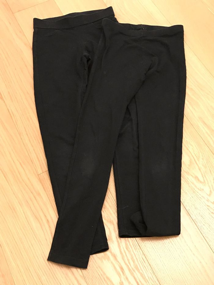 Lot Legging + Jegging noirs 10 Ans