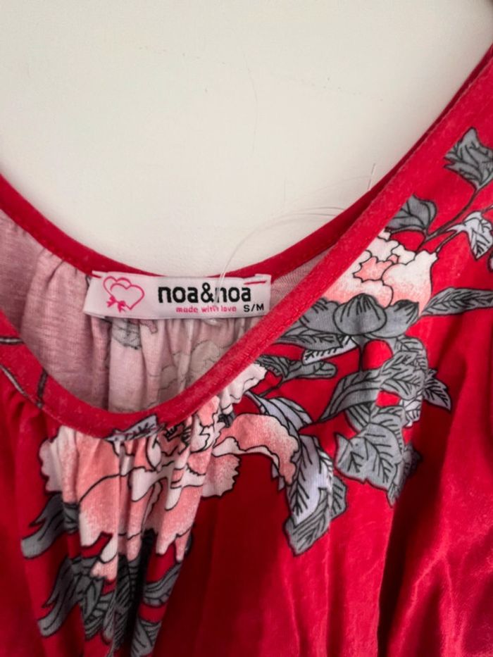 robe rouge fleurie - photo numéro 3