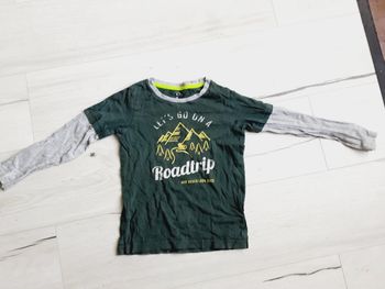 Vêtement garçon tee-shirt manches longues Z Grain de blé 5 ans