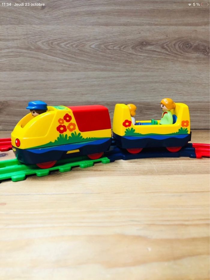 Train  playmobil 123 - photo numéro 5