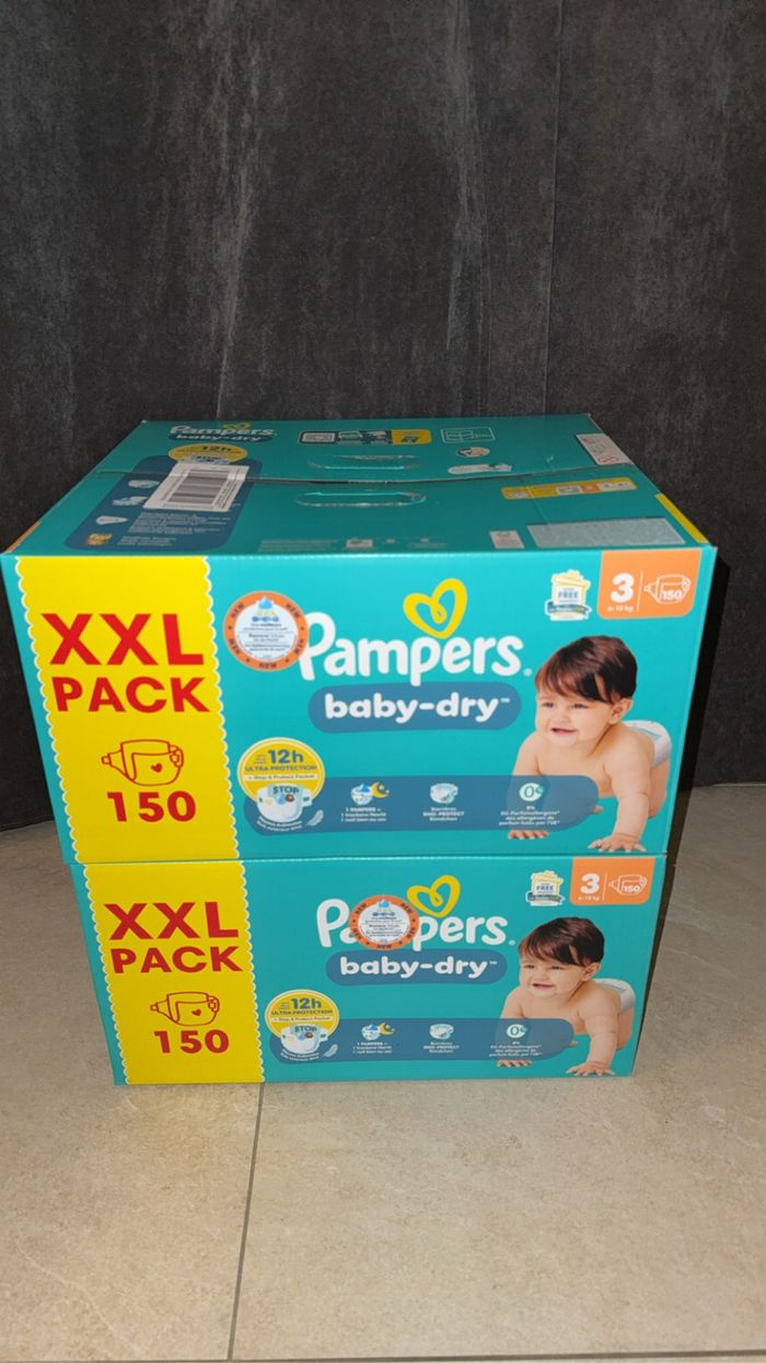 Couches Pampers Baby Dry XXL Neuf - photo numéro 4