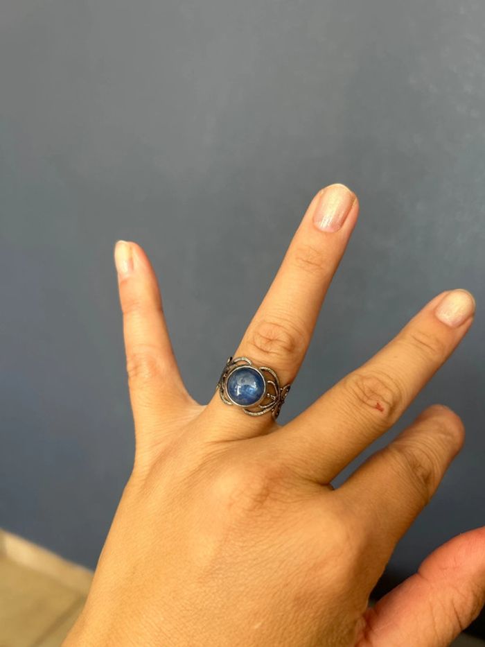Bague clair obscur Kyanite - photo numéro 2
