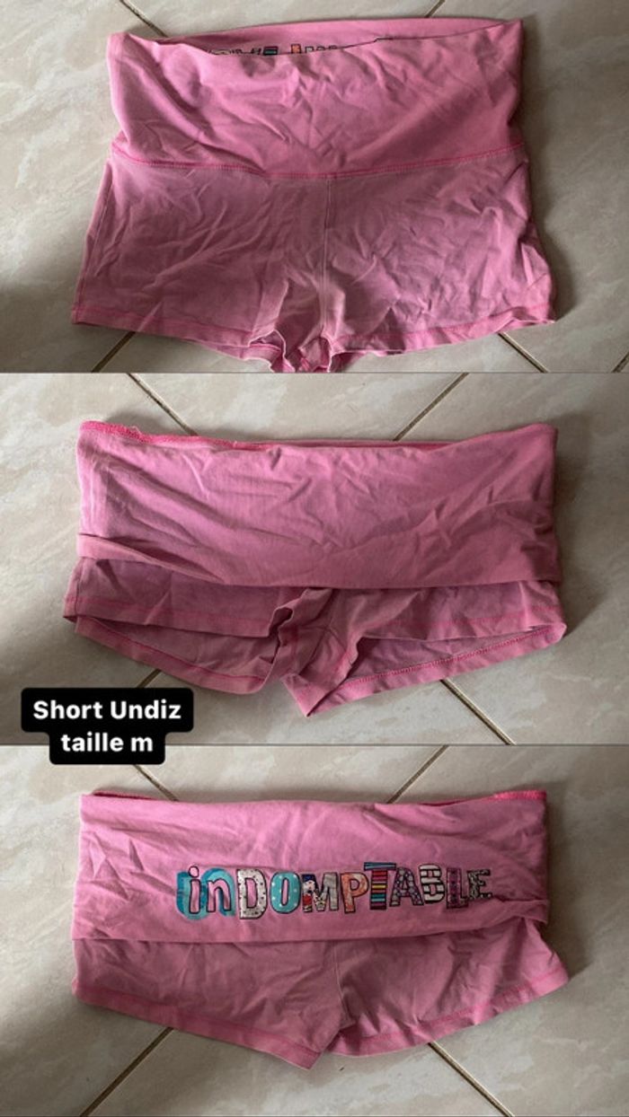 Short marque undiz taille M