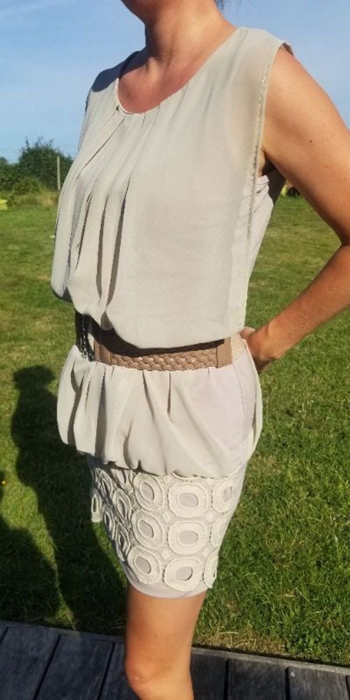 Robe beige