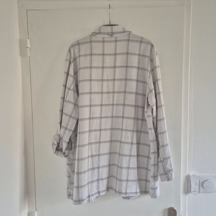Blazer blanc à carreaux gris - Pimkie - Taille L : 40 - 42 - photo numéro 6