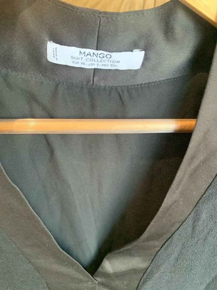 Robe noire Mango fluide - photo numéro 5