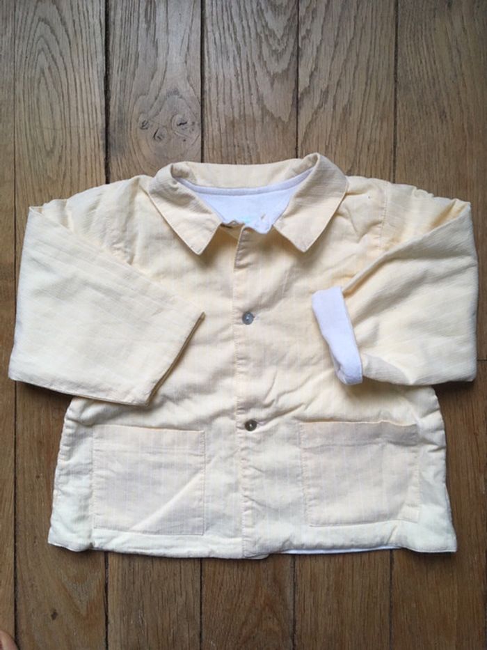 Veste/manteau léger Printemps 18 mois rayé jaune