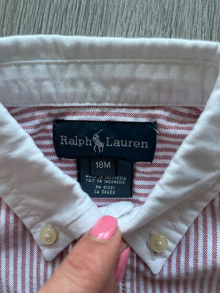 Chemise bébé Ralph Lauren 18 mois - photo numéro 3