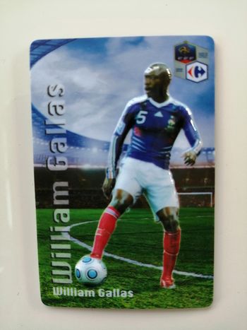 Magnet 3D Equipe de France 2010 William Gallas