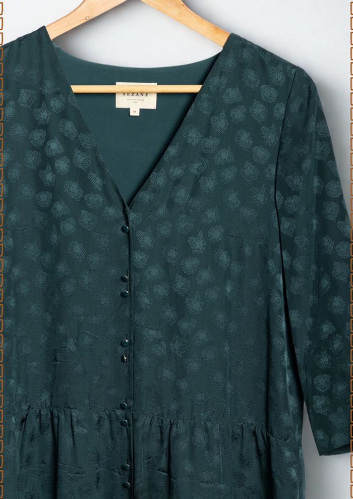 Élégante robe Sézane en soie Taille 36 - photo numéro 3