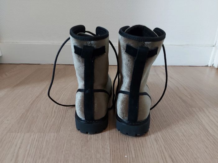 Esprit Bottines Kaki Foncé - photo numéro 4