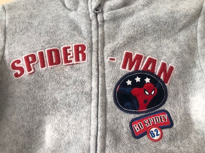 Gilet polaire Spiderman 3-4 ans - photo numéro 2