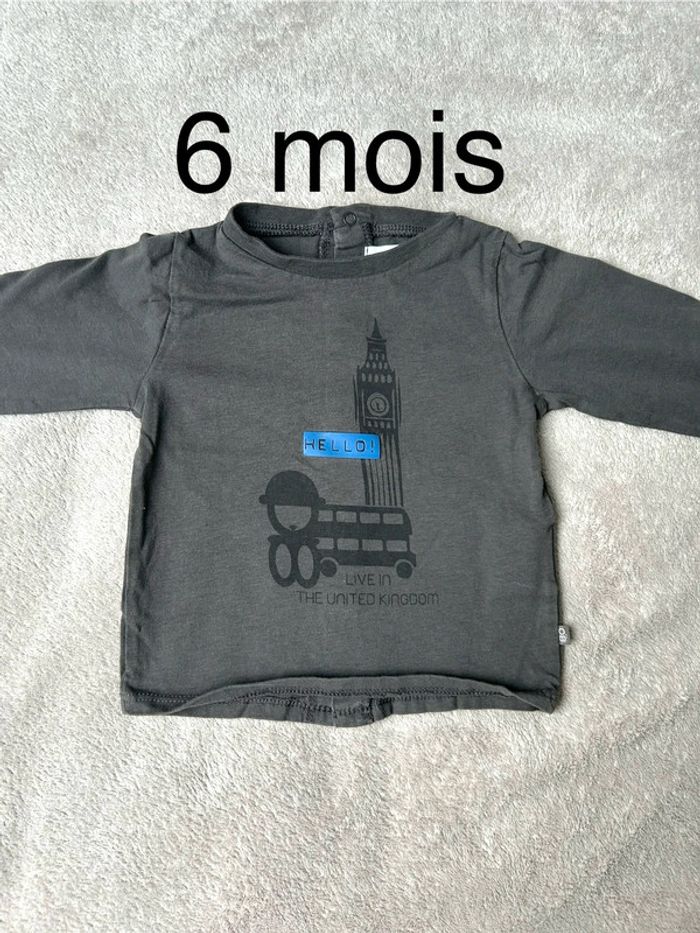 T-shirt manche longue Okaidi