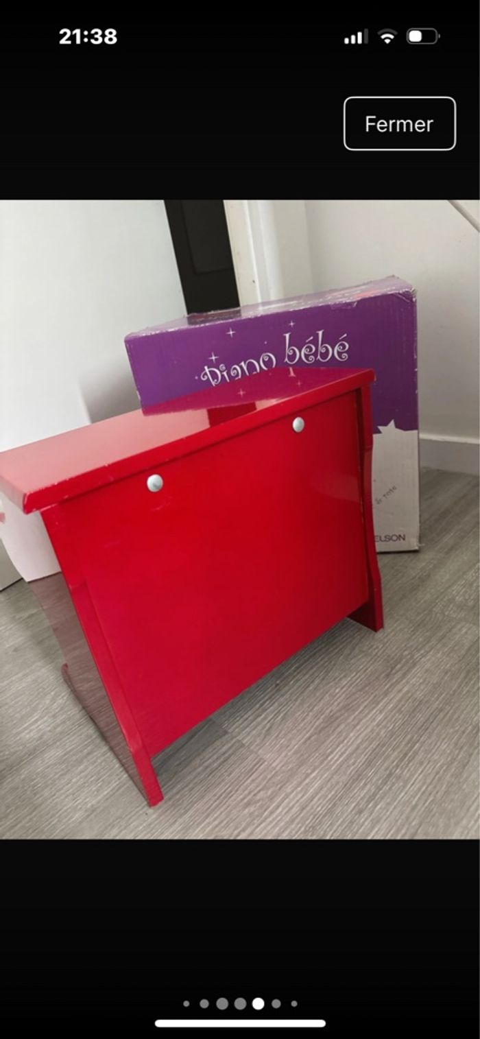 Piano Bébé Delson rouge - photo numéro 2