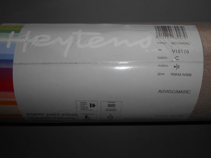 Rouleaux de papier peint intissé (Heytens) AV/Vigo/Mastic neuf - photo numéro 3