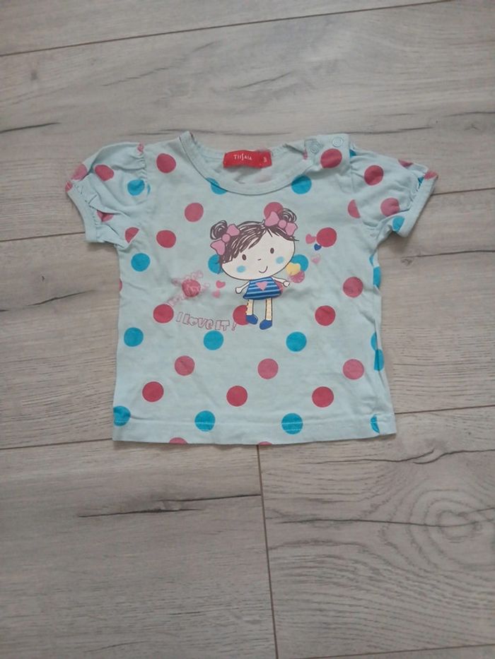 T-shirt manches courtes ~ Tissaia ~ 6mois