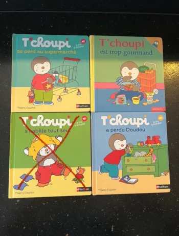 Livres enfant t’choupi