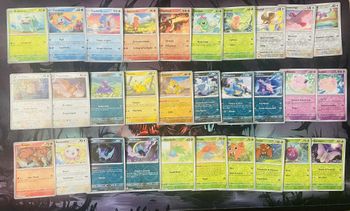 Lot Pokémon 151 – 80 reverses + 20 holo (100 cartes)