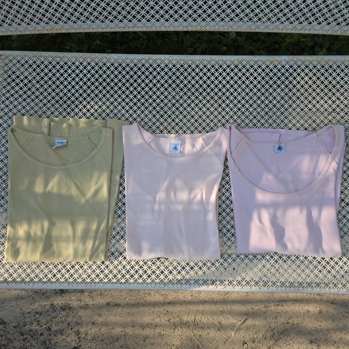 3 t-shirt petit bateau Manches 3/4 - photo numéro 3