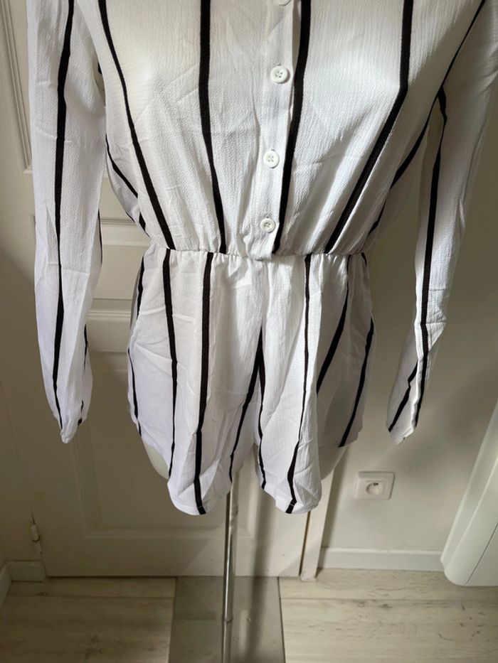 Combinaison short à rayures - photo numéro 6