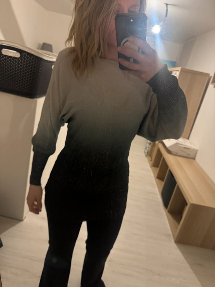 Pull paillettes mim