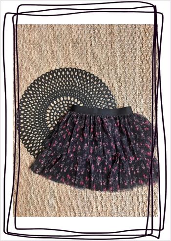 Jupe volant  Zara fleuri