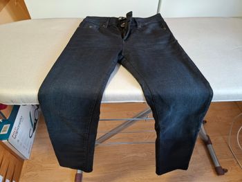 Beau jean femme noir Kaporal W27L32 (36) coupe droite 5 poches très bon état