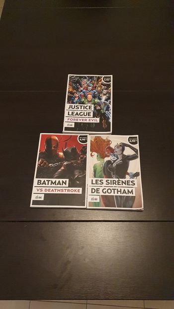 3 livres Batman
