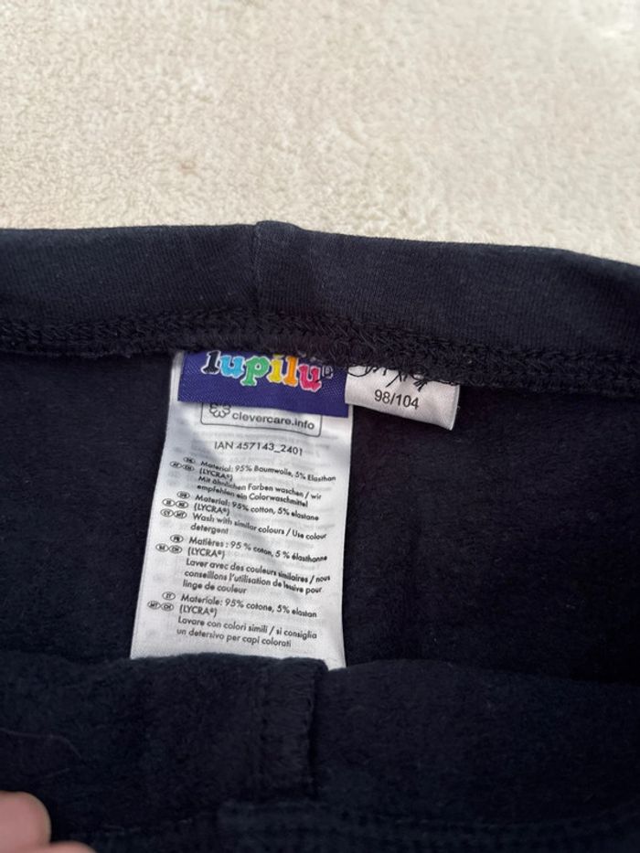 Legging chaud hiver bouclé polaire 98 104 3-4 ans - photo numéro 2