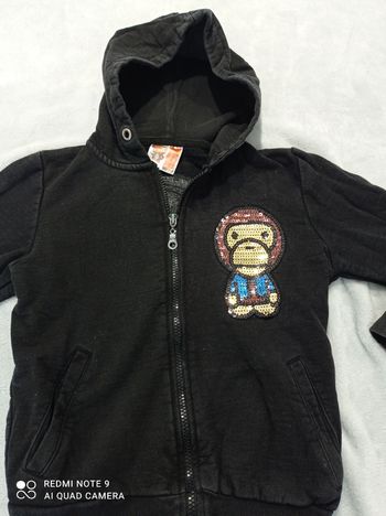 veste noire de  Milo taille 8 ans ref R471 C6