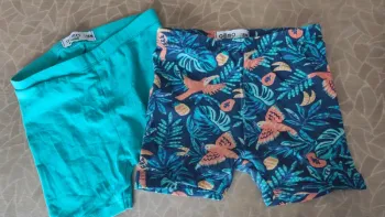 Lot 2 shorts bébé fille 18 mois