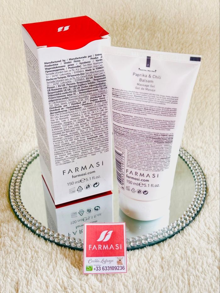 Gel de Massage au Paprika et au Piment Farmasi - photo numéro 2