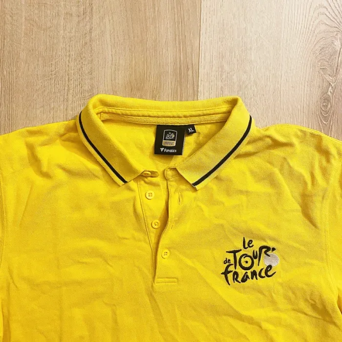 Le Tour de France Fanatics Polo Maillot Jaune Homme Cyclisme Exclusif Officiel (Taille XL) - photo numéro 3