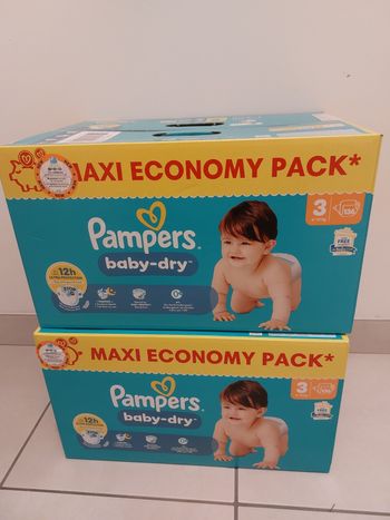 Couche pampers baby dry taille 3