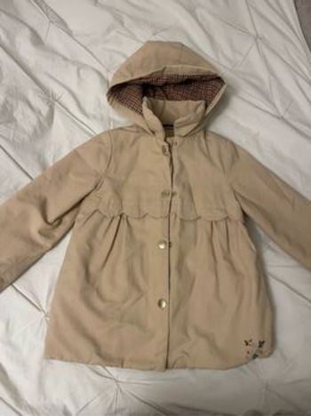 Manteau caban beige sergent major 7 ans