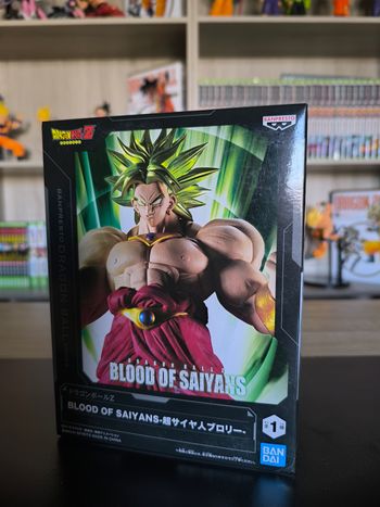 Figurine Dragon Ball Z - Broly Super Saiyan - Blood Of Saiyans - Officielle Import Japon