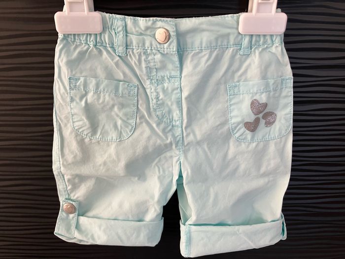 Pantalon/short turquoise C&A 3 mois