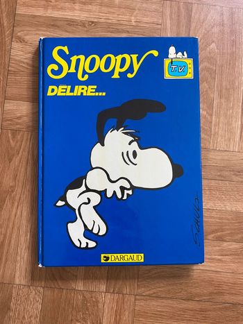 Livre BD vintage Snoopy Délire
