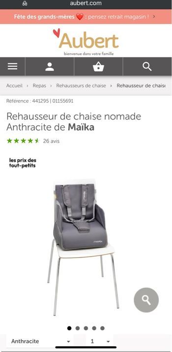 Réhausseur de chaise