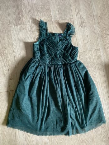 Robe verte qui brille