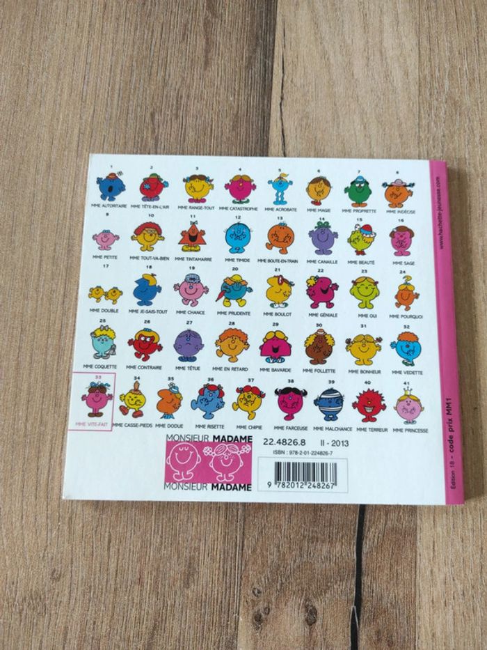 Livre : Mme vite-fait - photo numéro 2