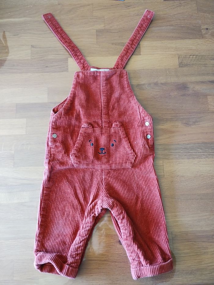 Salopette avec gilet sans manche sergent major 12 mois