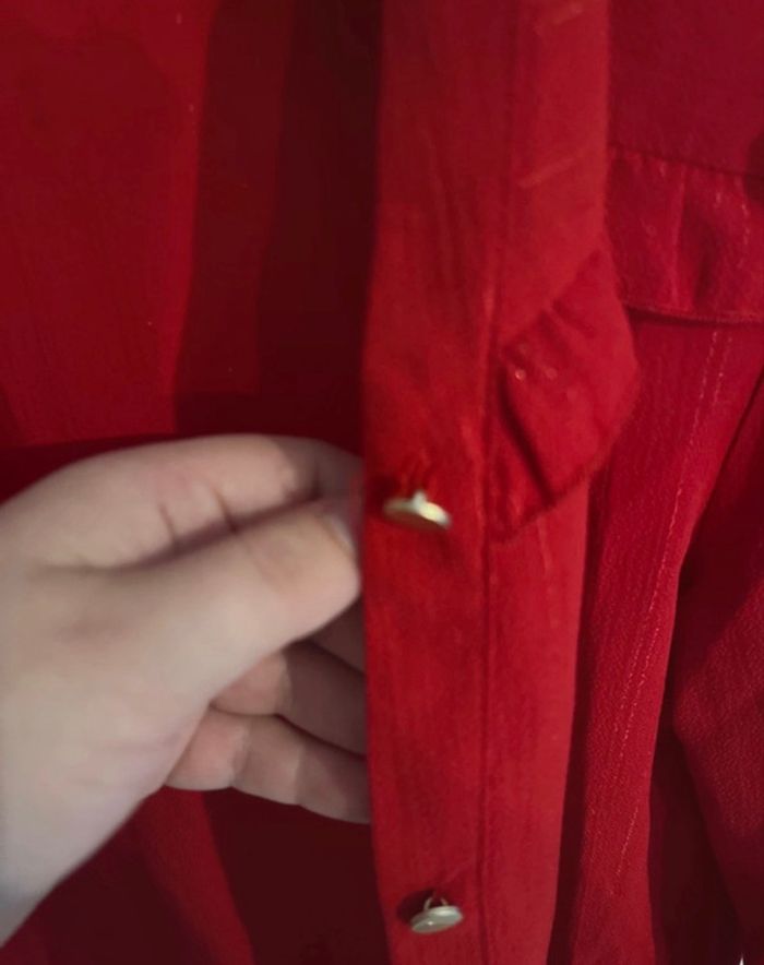 Chemisier rouge - photo numéro 3