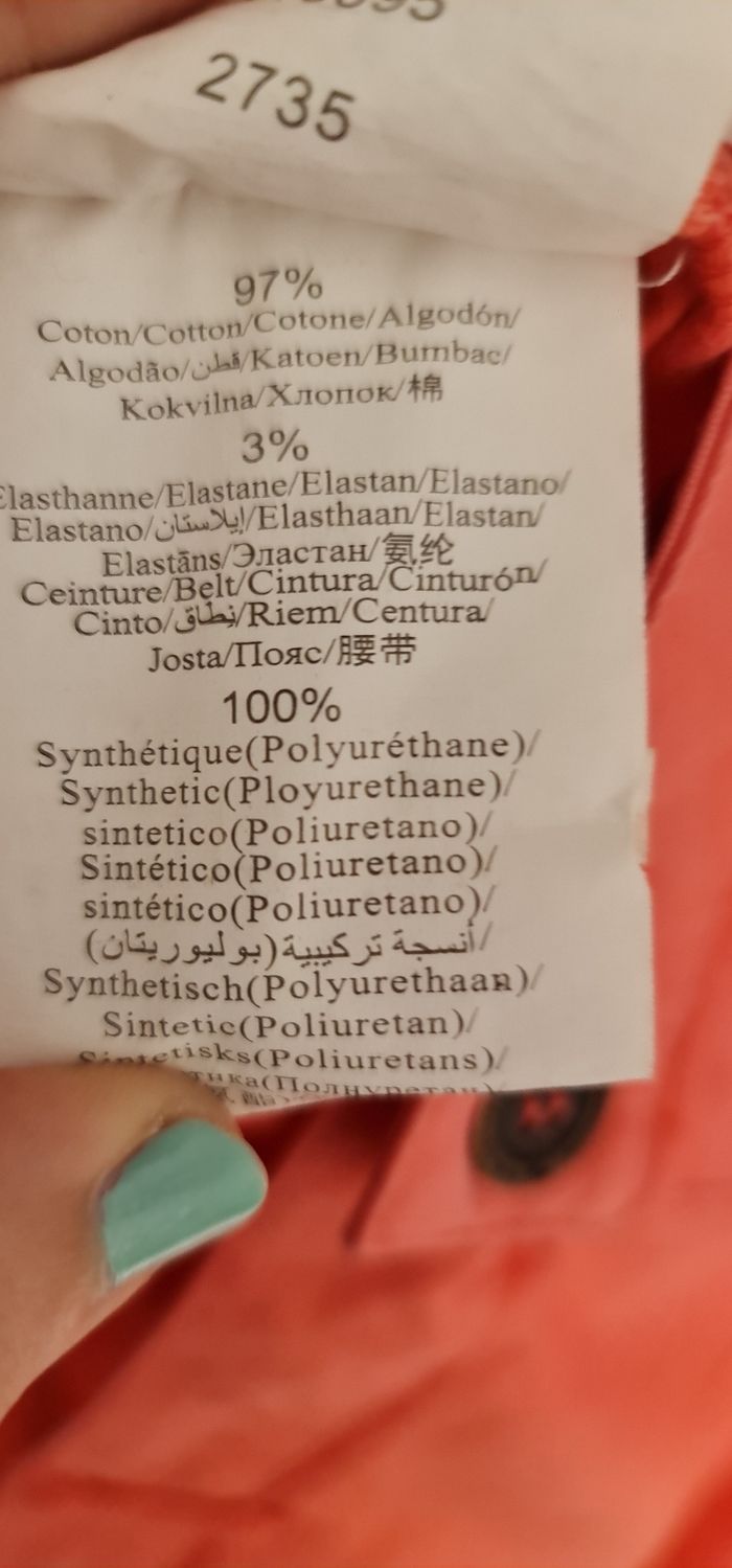 Pantalon Cache Cache rose taille 42 XL - photo numéro 4