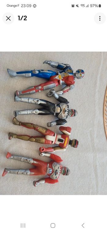Lot figurines vintage saban Kenner vs troopers