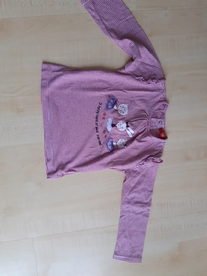 Tshirt manches longues filles tisaia - photo numéro 2
