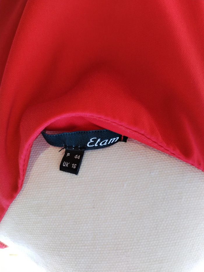 Femme Robe rouge Etam taille 44 - photo numéro 8