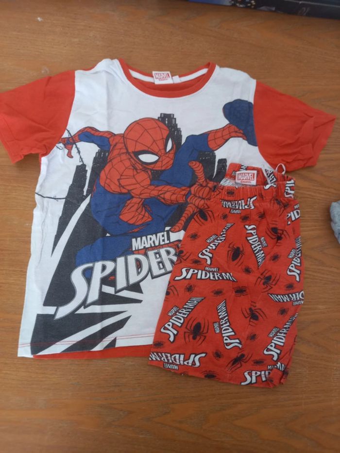 Pyjashort spiderman