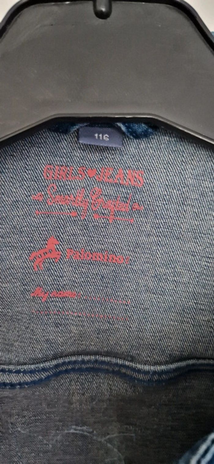 Veste en jeans pour fille 116cm Palomino - photo numéro 3
